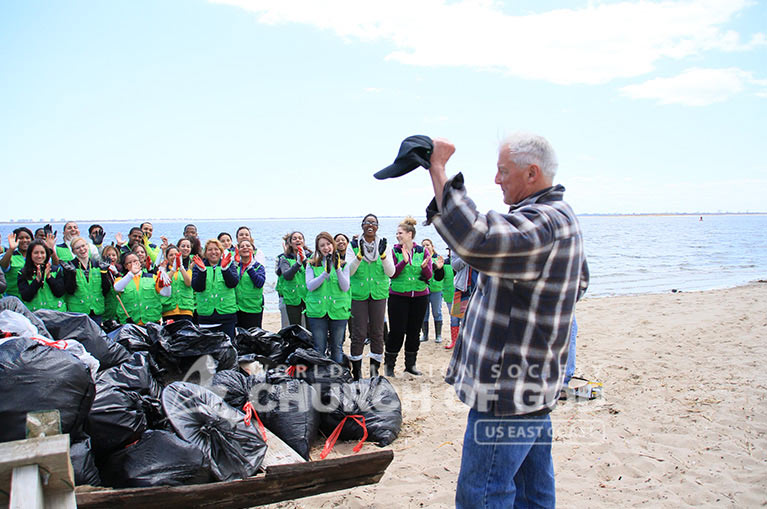 World Mission Society Church of God, WMSCOG, Cleanup, Jamaica Bay, Beach, Environment, Environmental Cleanup, Volunteer, New York, Passover, American Littoral Society