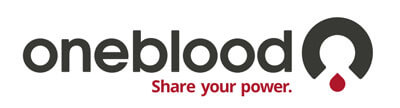 One Blood logo for World Mission Society Church of God Mega Blood Drive 2019 page