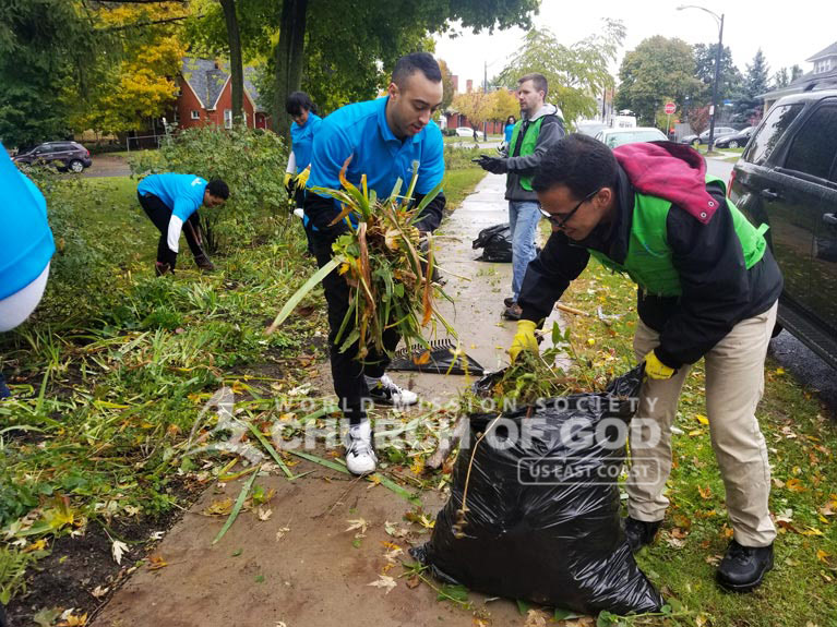 wmscog, world mission society church of god, new york, ny, buffalo, cleanup, asez, reduce crime, university at buffalo, volunteerism, mother's street