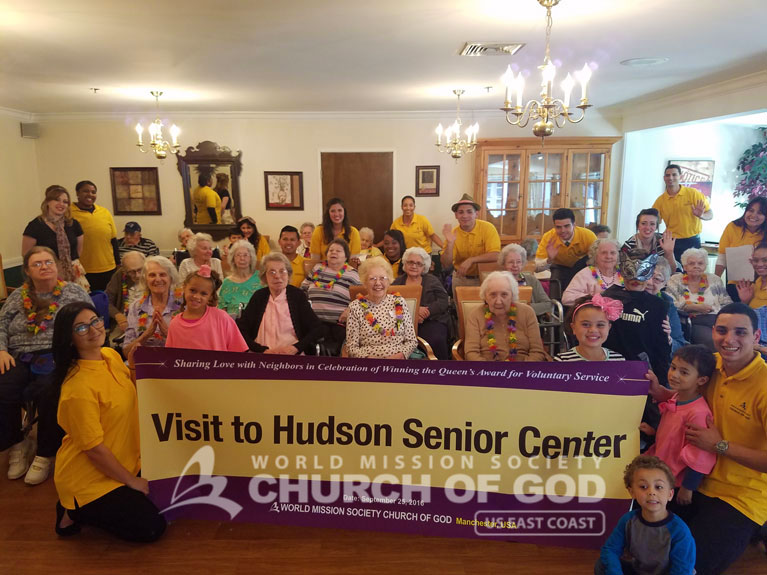 Entertainment Event for Laurel Place residents, world mission society church of god in hudson, wmscog new hampshire, east coast volunteer service day 2016