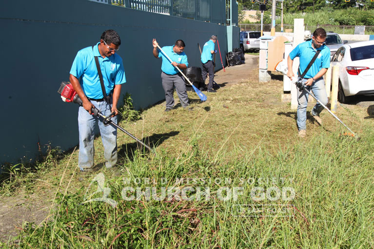 ASEZ, wmscog, world mission society church of god, PR, Puerto Rico, Guaynabo, cleanup, reduce crime, volunteerism, university