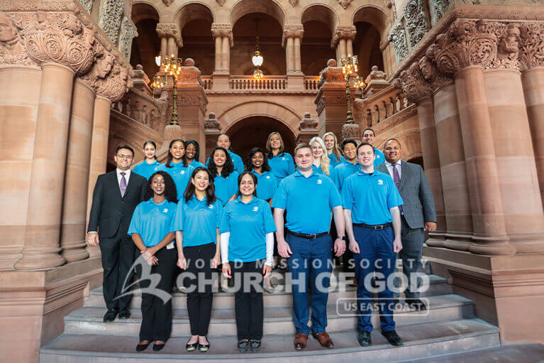 ASEZ volunteers at the New York State Capitol in Albany