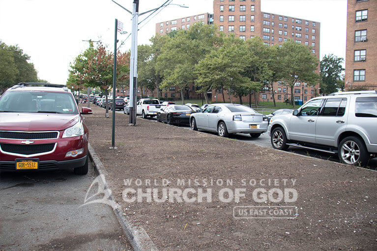 The scene after ASEZ cleaned up Randall Ave in the Bronx, NY