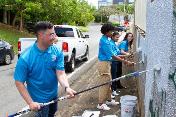 ASEZ Graffiti Removal and Cleanup Interamerican University of Puerto Rico