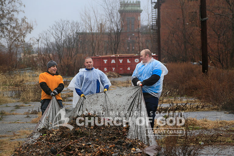 World Mission Society Church of God, WMSCOG, New Windsor, Newburgh, Orange County, Hudson Valley, Cleanup, ASEZ, Reduce Crime, Mayor Harvey, Mother's Street