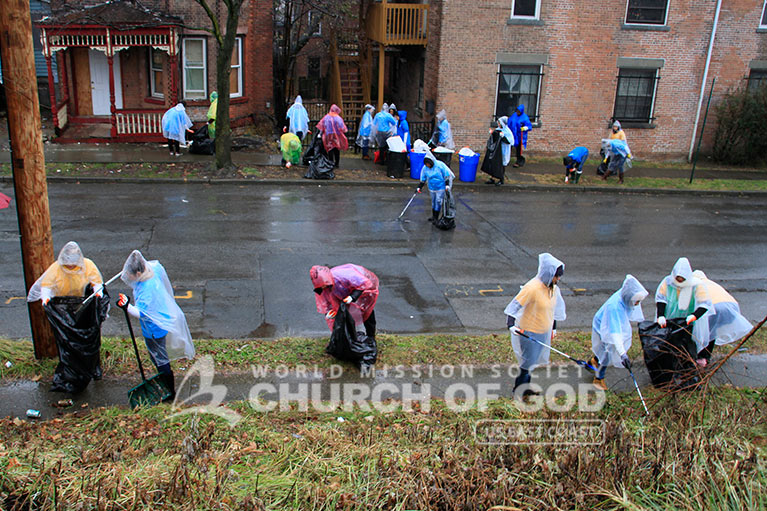 World Mission Society Church of God, WMSCOG, New Windsor, Newburgh, Orange County, Hudson Valley, Cleanup, ASEZ, Reduce Crime, Mayor Harvey, Mother's Street
