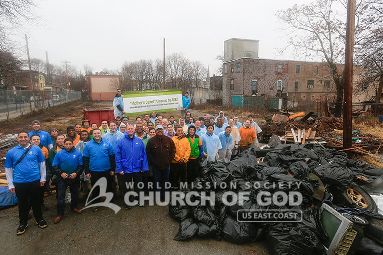 World Mission Society Church of God, WMSCOG, New Windsor, Newburgh, Orange County, Hudson Valley, Cleanup, ASEZ, Reduce Crime, Mayor Harvey, Mother's Street