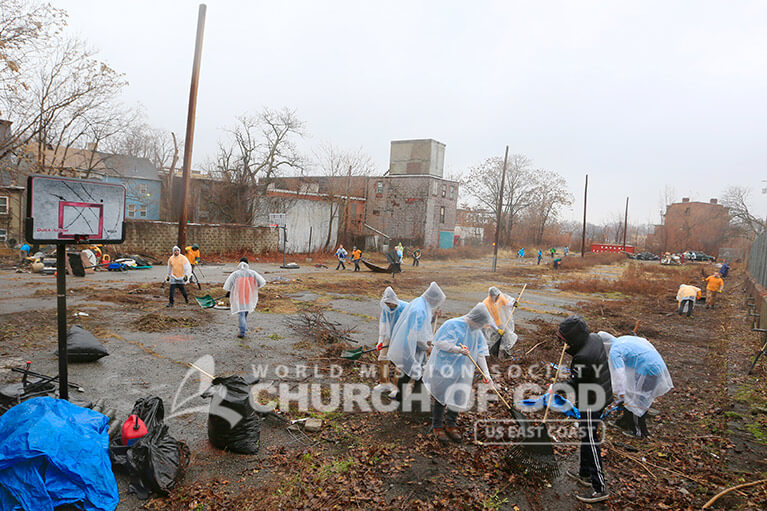 World Mission Society Church of God, WMSCOG, New Windsor, Newburgh, Orange County, Hudson Valley, Cleanup, ASEZ, Reduce Crime, Mayor Harvey, Mother's Street