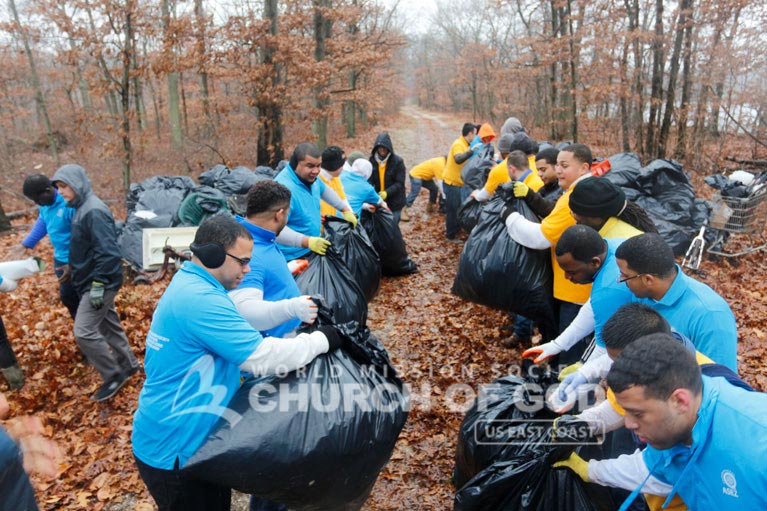 wmscog, world mission society church of god, new york, ny, long island, cleanup, asez, reduce crime, Hempstead lake state park, volunteerism, mother's street