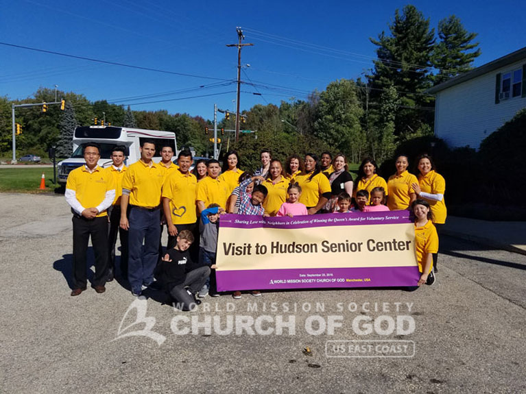 Entertainment Event for Laurel Place residents, world mission society church of god in hudson, wmscog new hampshire, east coast volunteer service day 2016