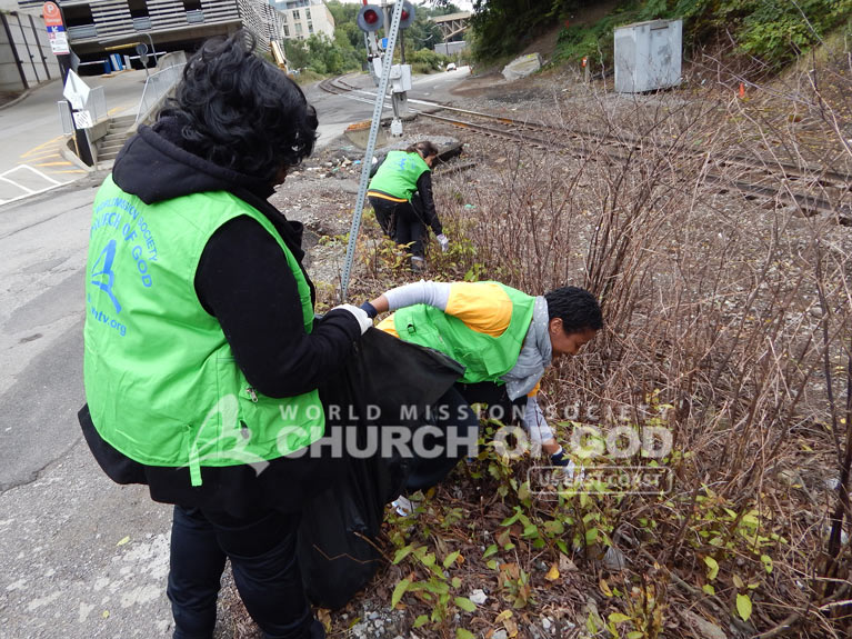 ASEZ, wmscog, world mission society church of god, PA, Pennsylvania, cleanup, reduce crime, volunteerism, pittsburgh, Pitt, university, Oakland, Mother's Street