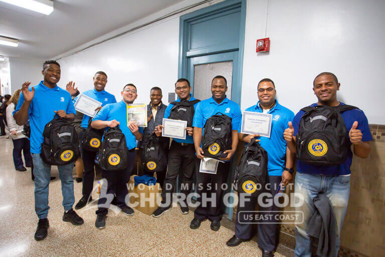ASEZ participants received certifications and backpacks after completing the NYS Citizen Preparedness Training.