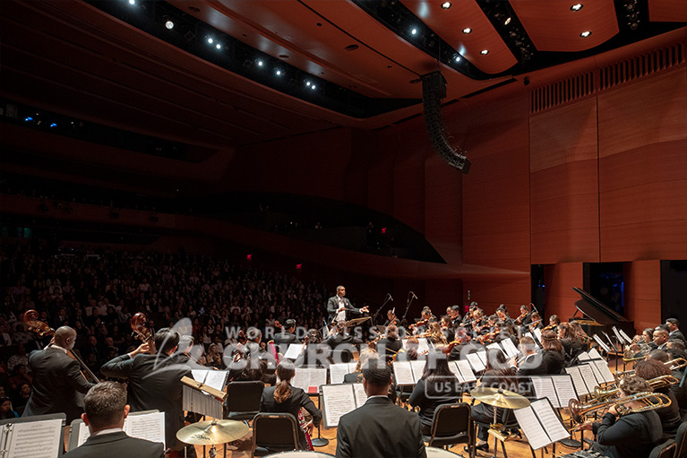 Church of God Orchestra performing at the Lincoln Center Alice Tully Hall