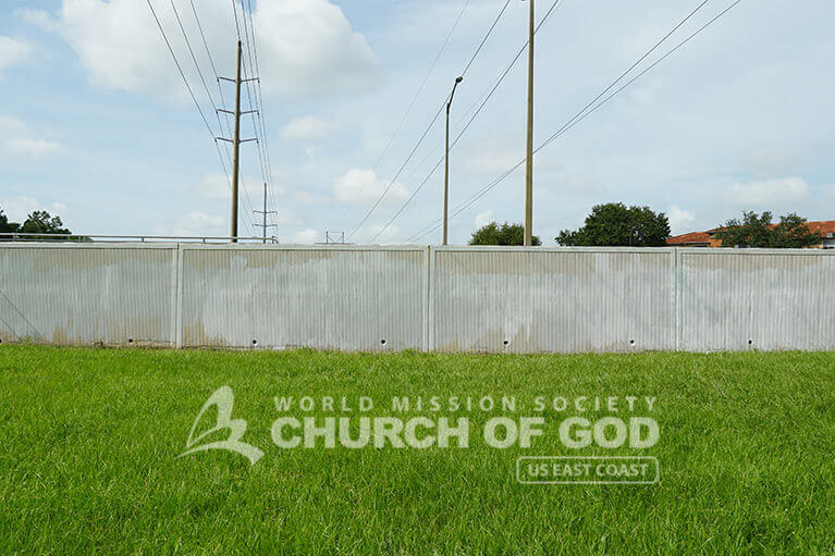 Image of site after ASEZ's graffiti removal 