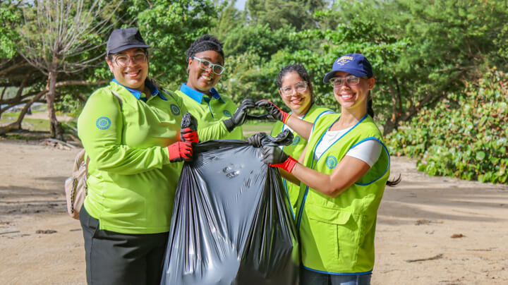 Erasing Plastic Footprints Cleanup in Toa Baja, Puerto Rico