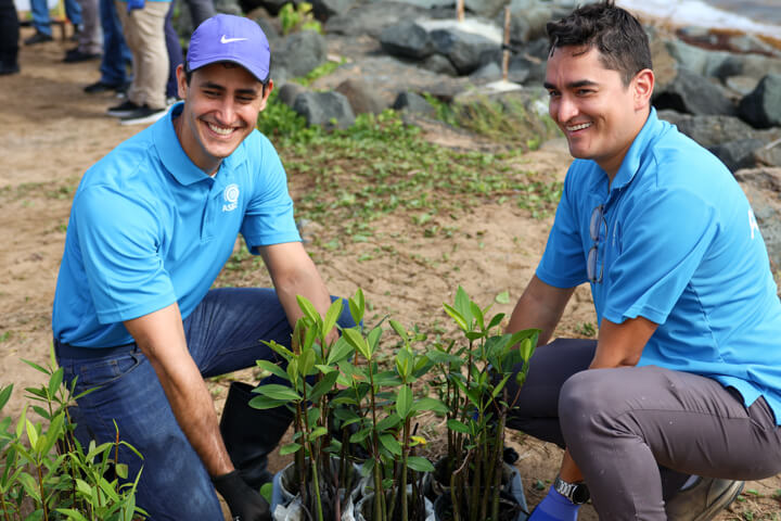 ASEZ Tree Planting at Piñones Beach in Puerto Rico