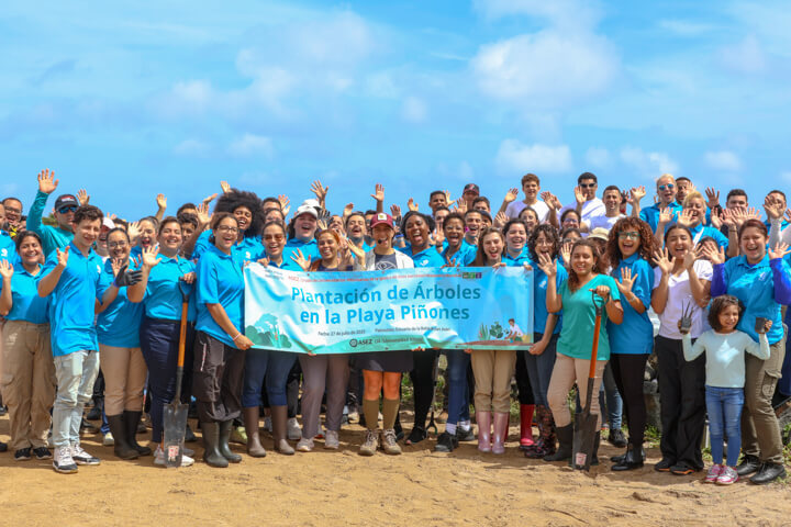 ASEZ Tree Planting at Piñones Beach in Puerto Rico